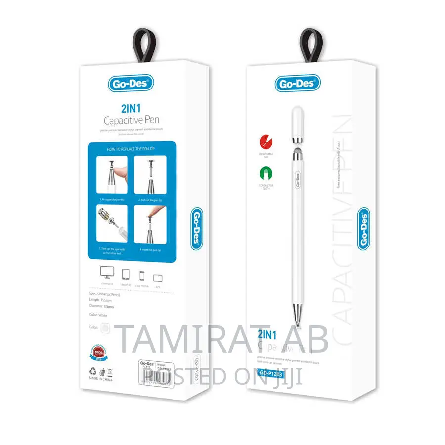 Go-Des (Gd-P1203) 2 in 1 Capacitive Touch Pen