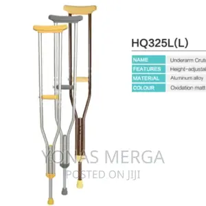 Crutch Under Arm - Large 134 -154cm( Aluminum,Adjustable )