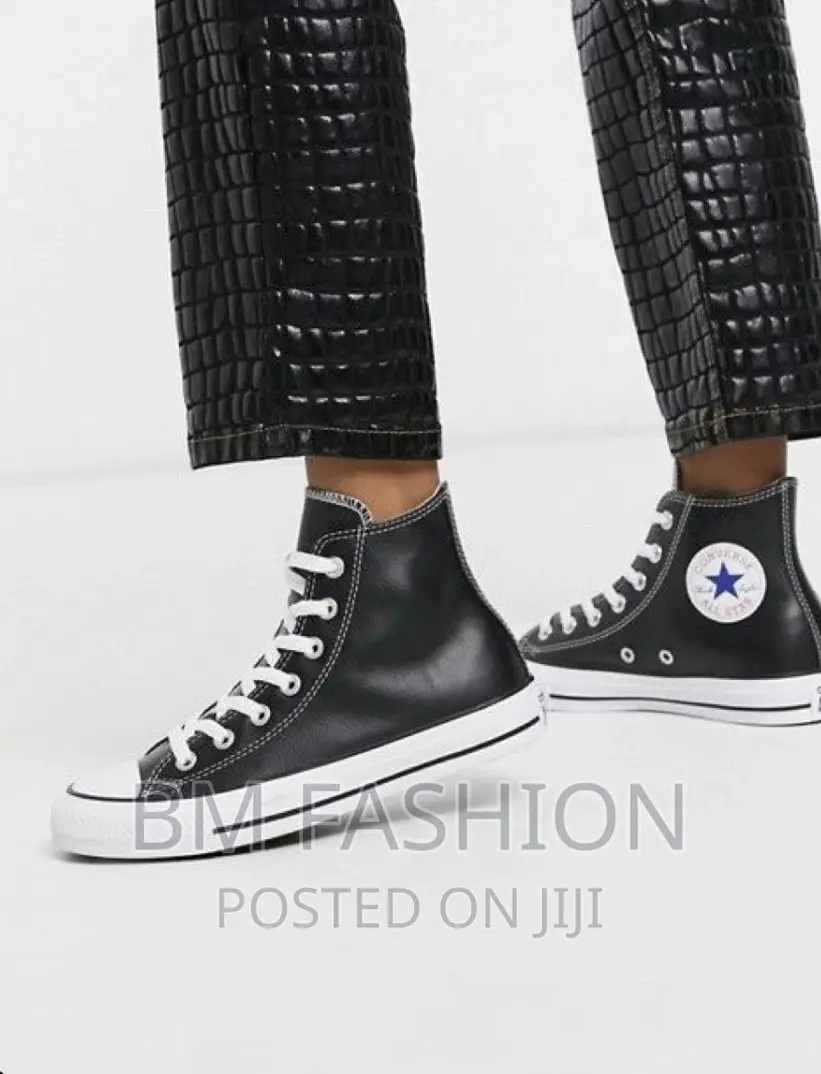 Black Allstar Converse Chuck Taylor Leather Boots