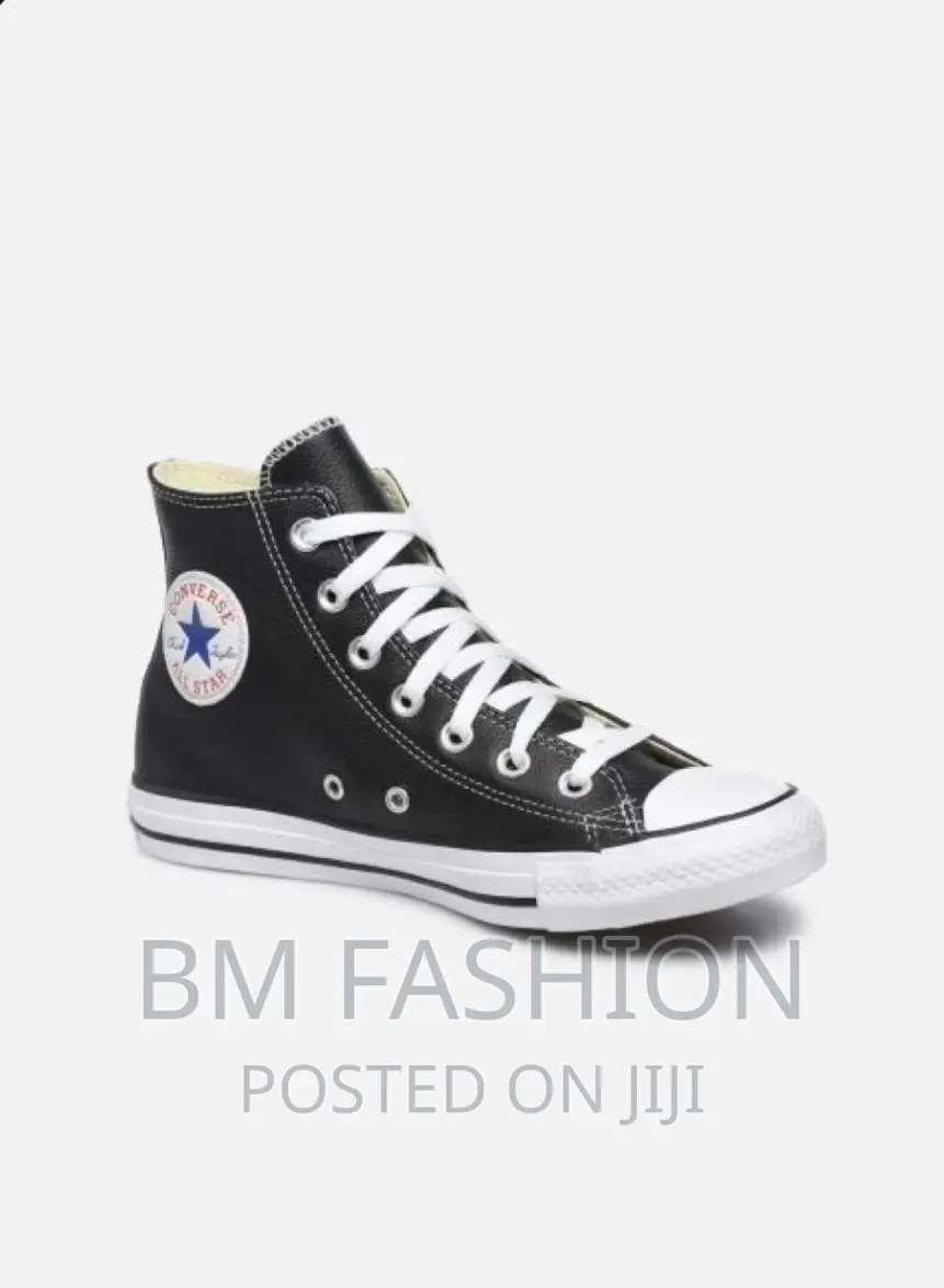 Black Allstar Converse Chuck Taylor Leather Boots