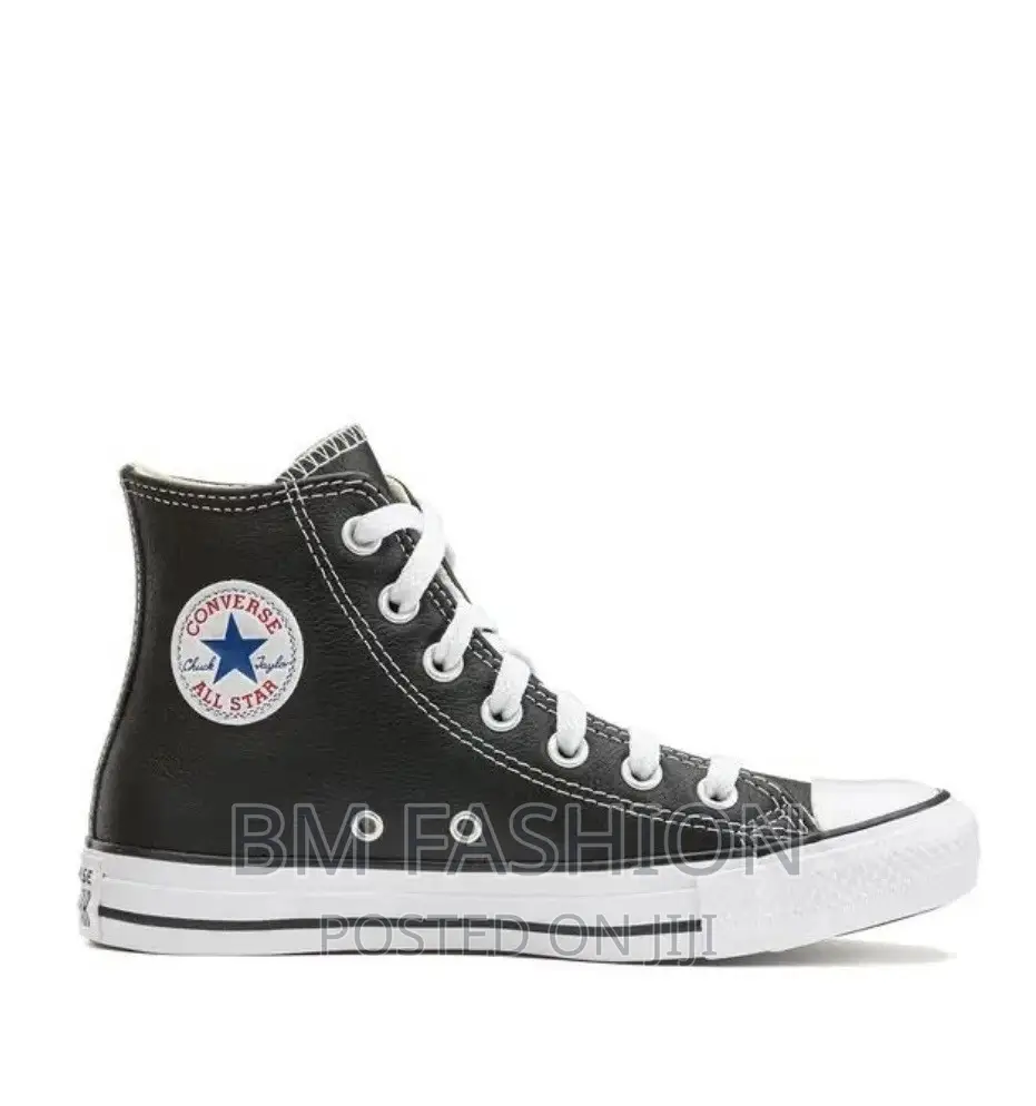 Black Allstar Converse Chuck Taylor Leather Boots