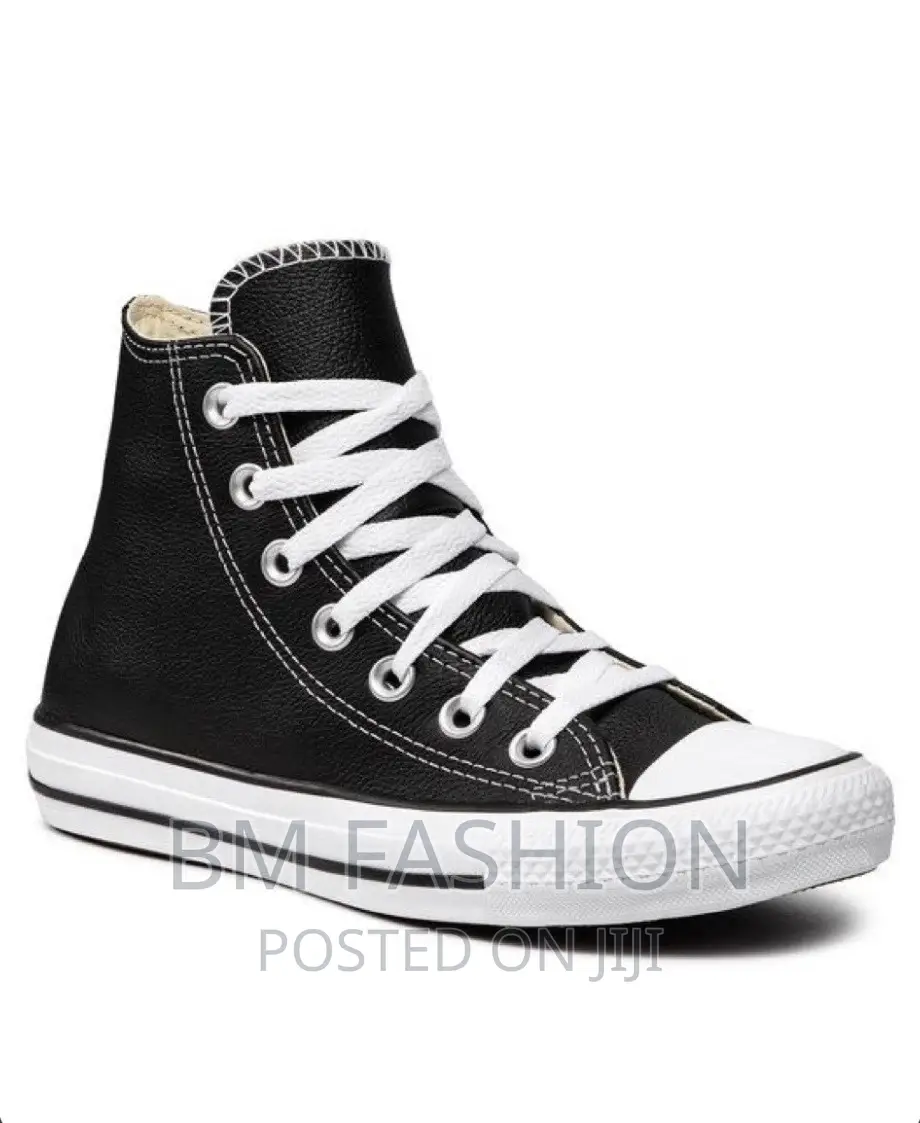 Black Allstar Converse Chuck Taylor Leather Boots
