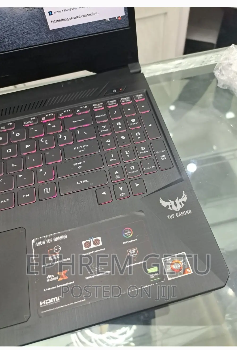 New Laptop Asus TUF Gaming A15 8GB AMD Ryzen 5 SSD 256GB