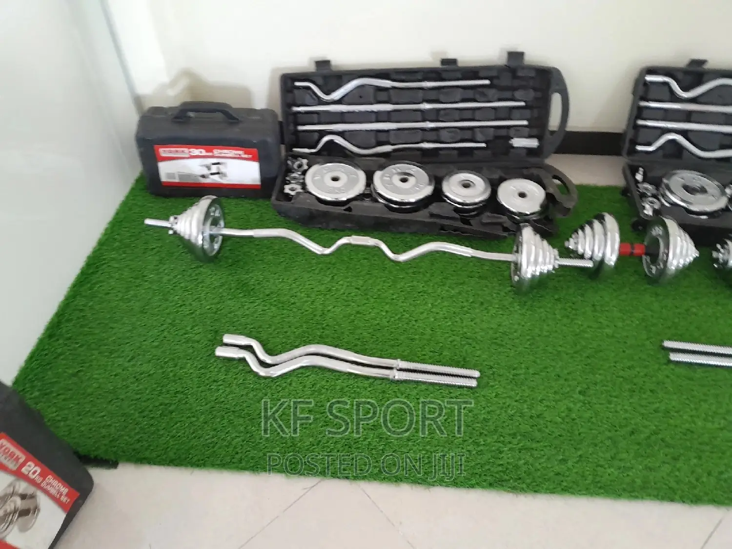 Dumbbe and Barbell (55 Kg Adjustable) ተገጣጣሚ ዳምፔልና ባርቤል