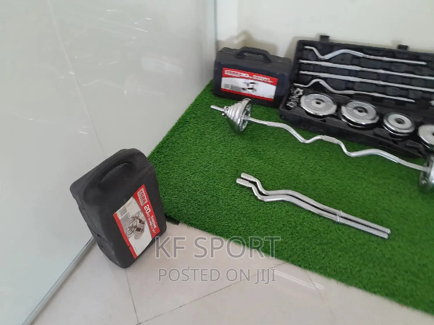 Dumbbe and Barbell (55 Kg Adjustable) ተገጣጣሚ ዳምፔልና ባርቤል