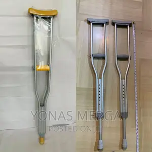 Photo - Crutche/Mild Steel /Adjustable/ Medical /Walking /Crutches/