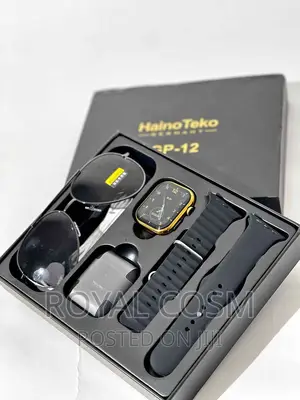Haino Teko Gp 12 - ( Smart Watch + Airbuds + Sunglasses )