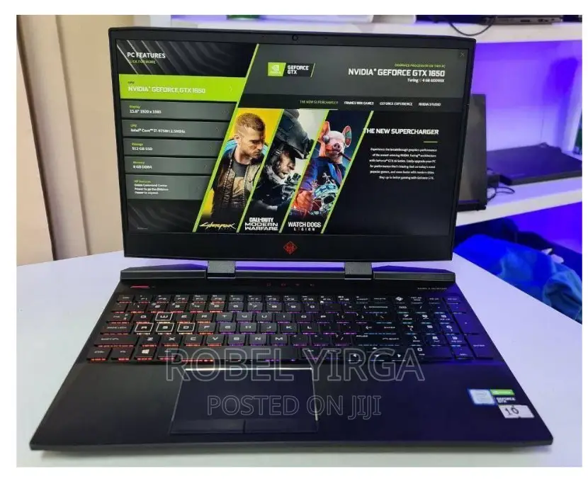 New Laptop HP Omen 15 16GB Intel Core I7 SSD 512GB