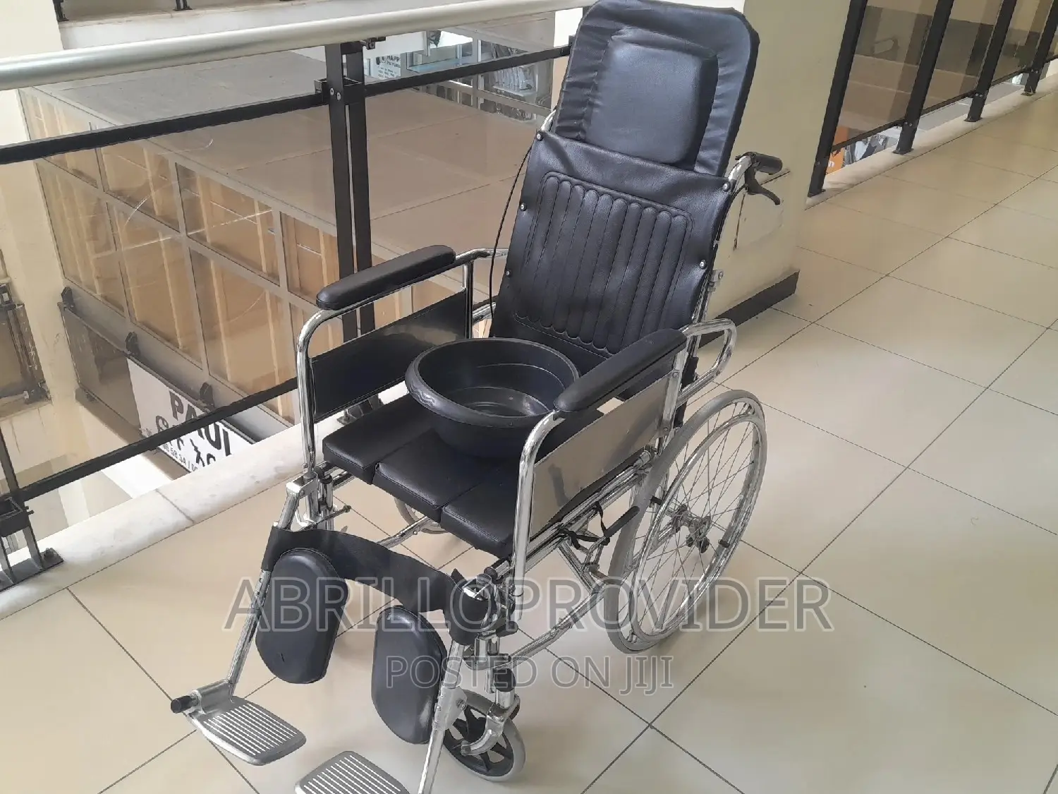 ፖፖ ያለው Toielt Used Commode Wheelchair*Wheelchair*Wheelchair*