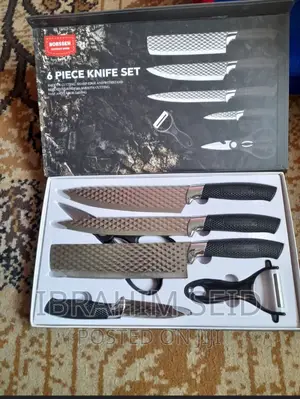 Photo - Bobssen Chef Knife Set for Kitchen, Sharp Stainless Steel