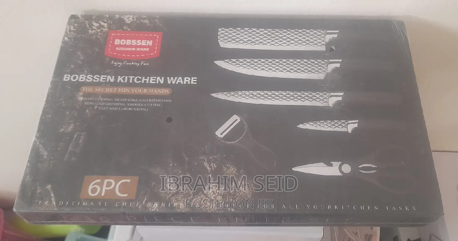 Bobssen Chef Knife Set for Kitchen, Sharp Stainless Steel