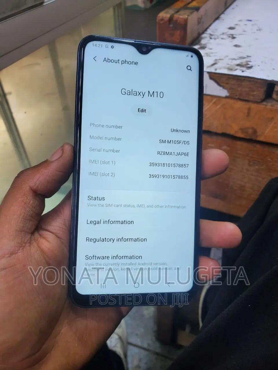 Samsung Galaxy M10 32 GB Black
