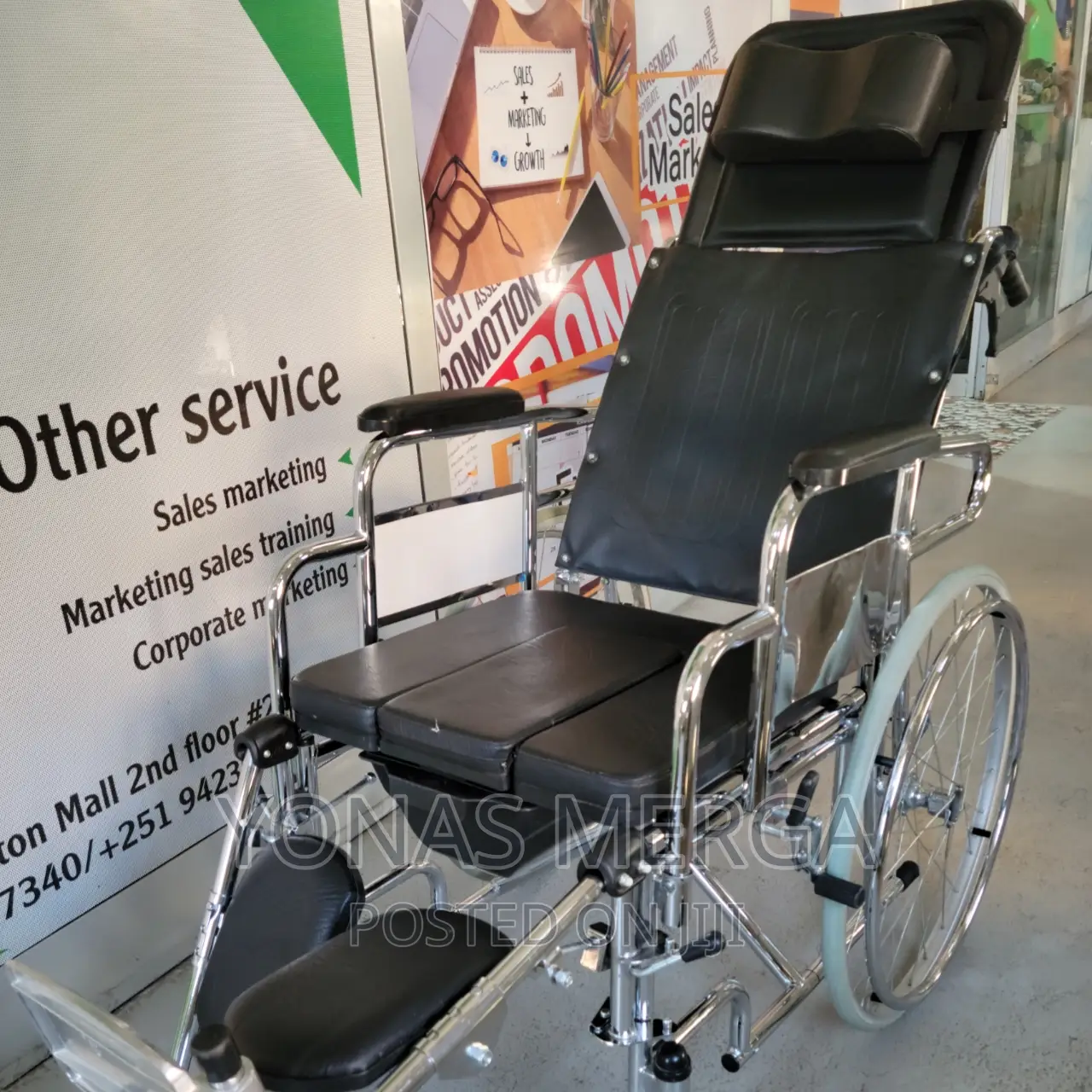 ታማሚ ሚያሳርፍ Used/Wheelchair/Multifunctional/Popo Wheelchair