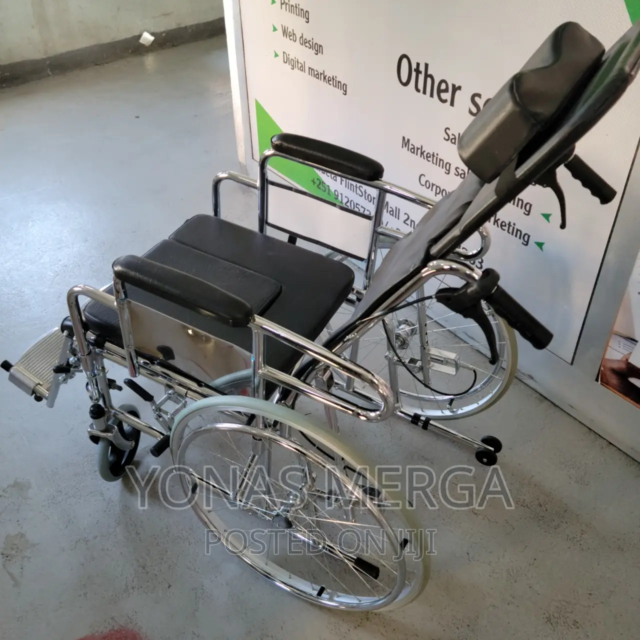 ታማሚ ሚያሳርፍ Used/Wheelchair/Multifunctional/Popo Wheelchair
