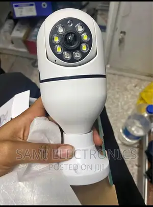 Photo - ባለ አምፖል የደህንነት ካሜራ ሴኩሪቲ ካሜራ Security Camera
