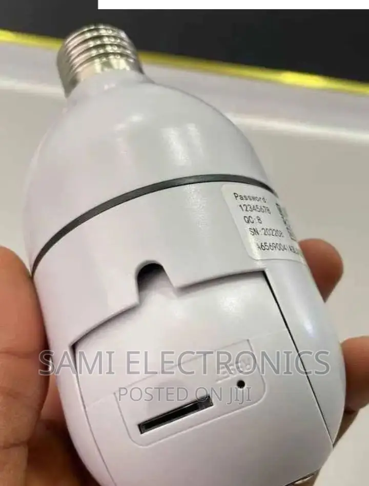 ባለ አምፖል የደህንነት ካሜራ ሴኩሪቲ ካሜራ Security Camera