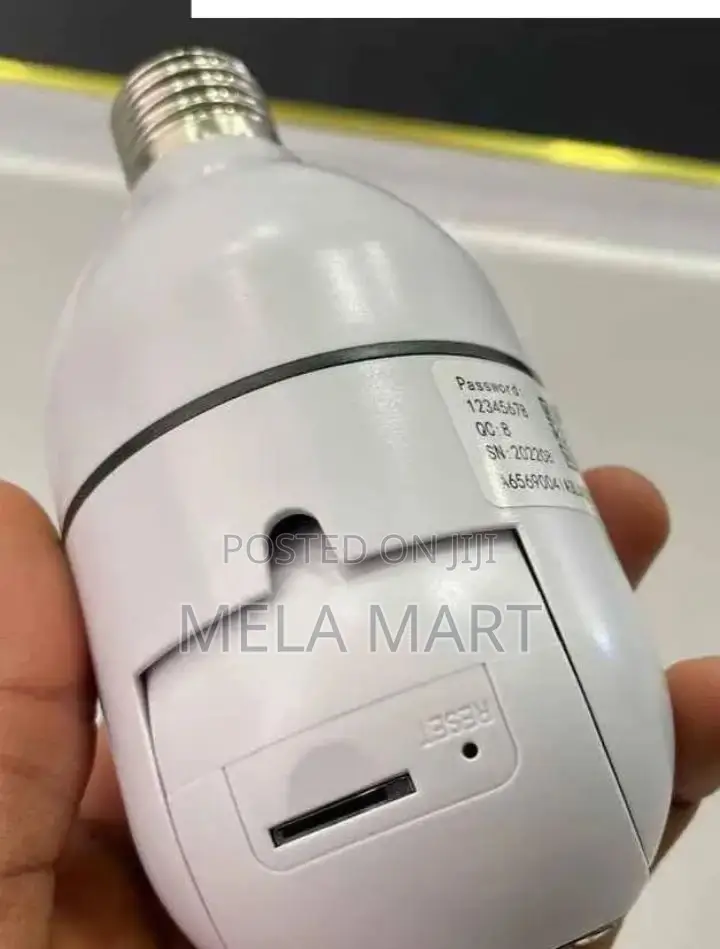 ባለ አምፖል የደህንነት ካሜራ ሴኩሪቲ ካሜራ Security Camera