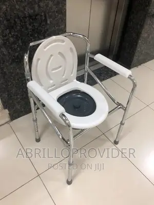 Photo - Commode Chair*Toielt Chair'folding Chair-Commode Chair-Chair
