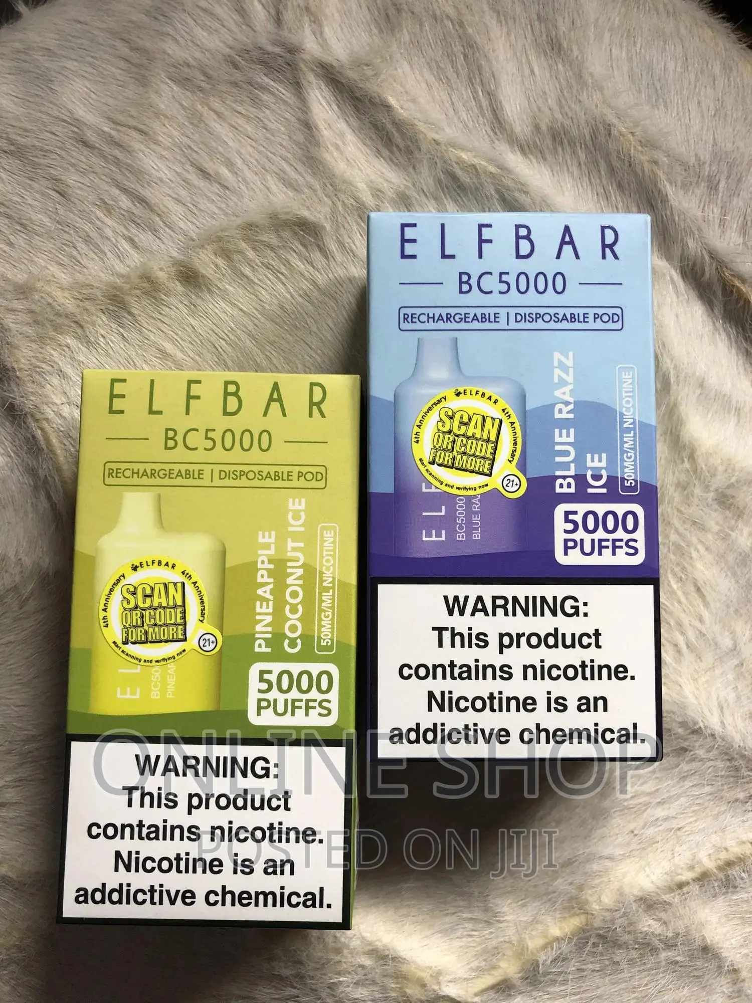 Elfbar 5% Nicotines With Different Flavors