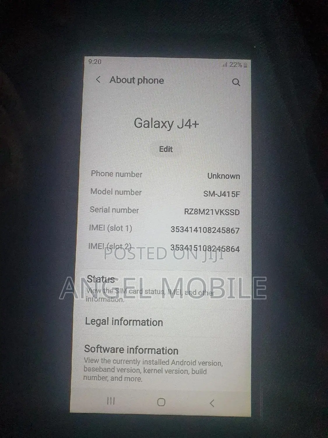 Samsung Galaxy J4 Plus 32 GB Black