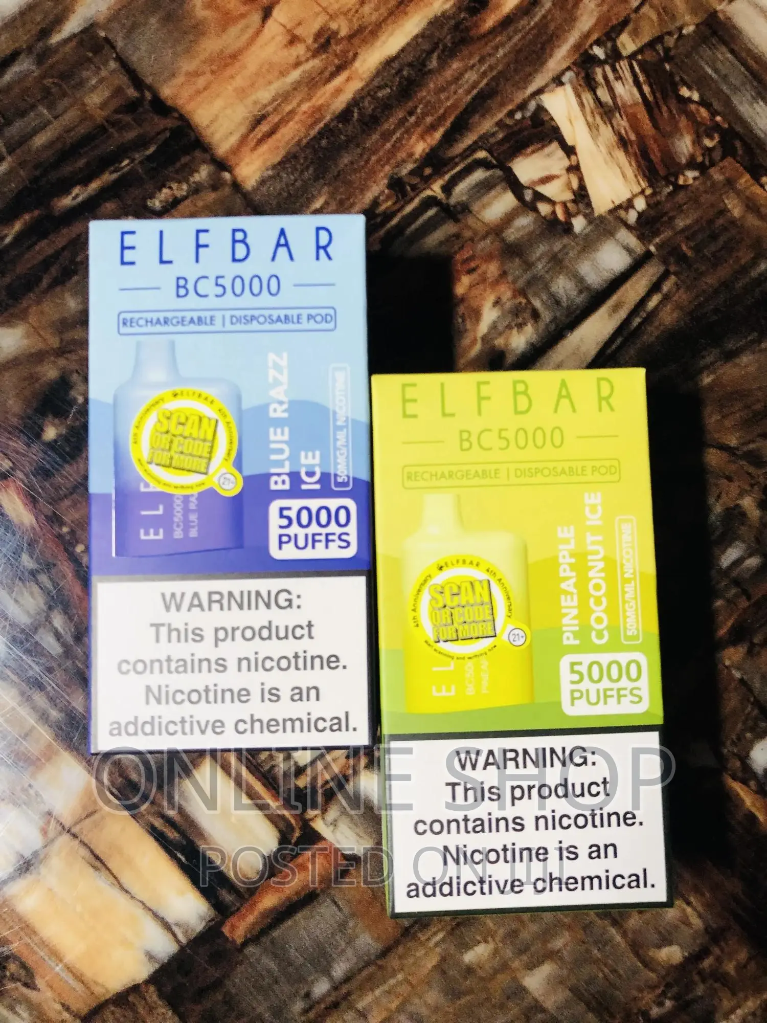 Elfbar ፌፕ 5000puff Vape