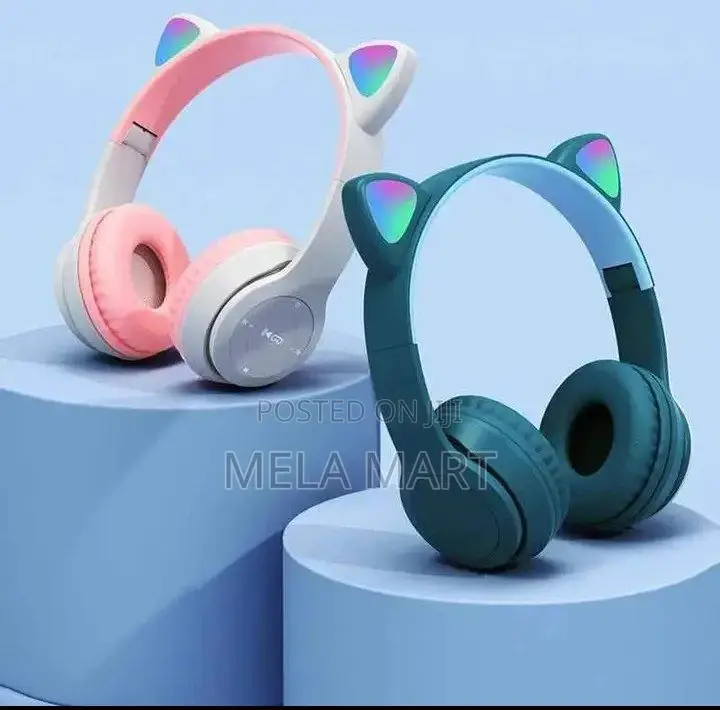 Girly Headphone Cute Cat Wireless Headphone for Girls and Kids