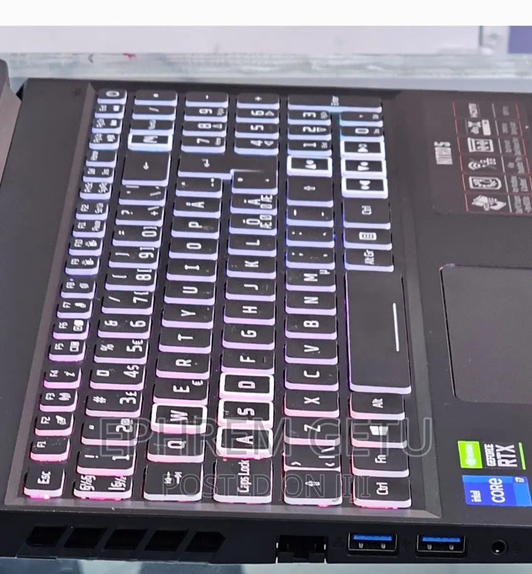 New Laptop Acer Nitro 5 16GB Intel Core I7 SSD 1T