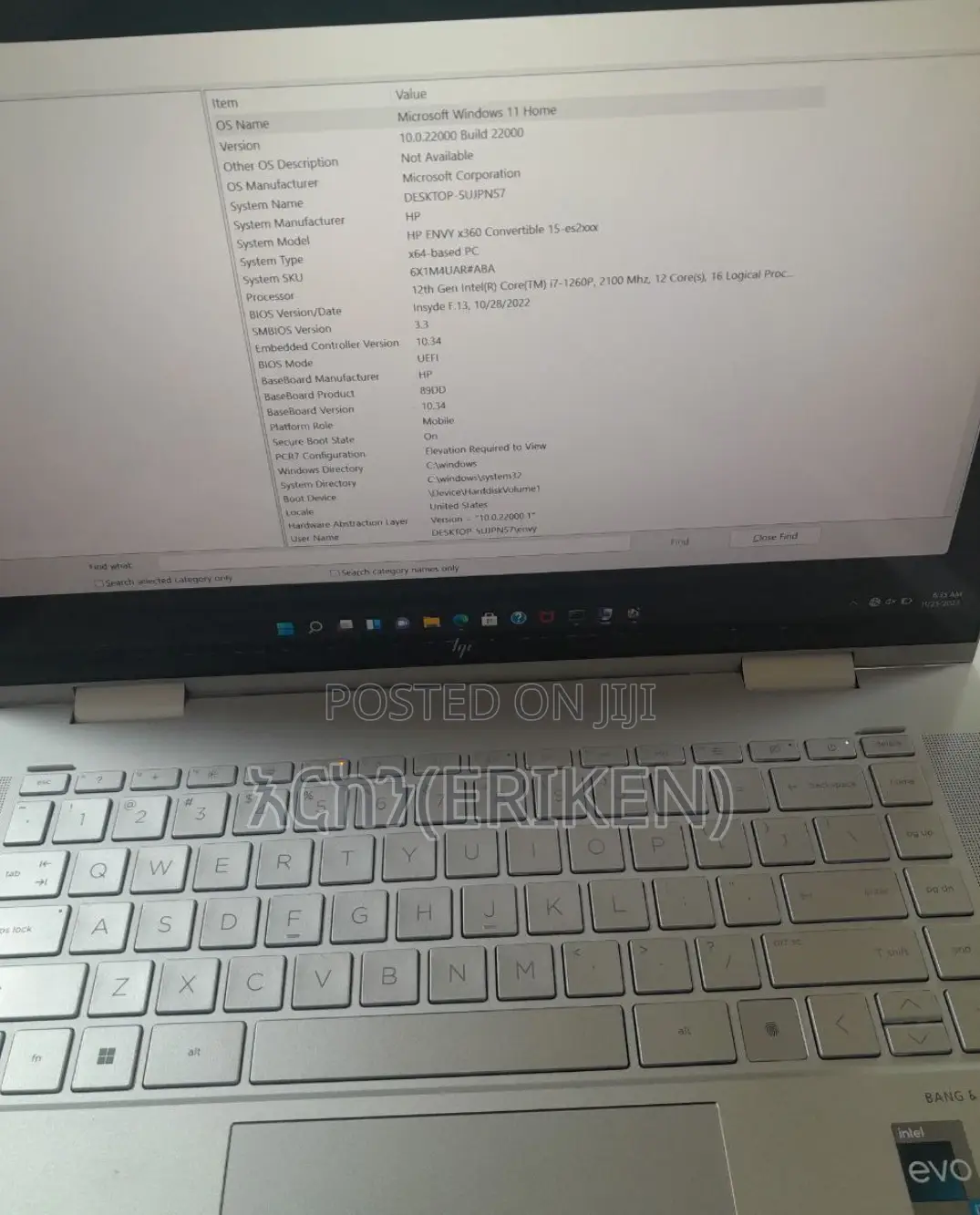 New Laptop HP Envy X360 16GB Intel Core I7 SSD 512GB