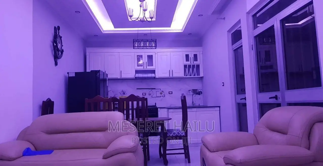 Furnished 2bdrm House in Guerge Sunshine Area, Bole for rent