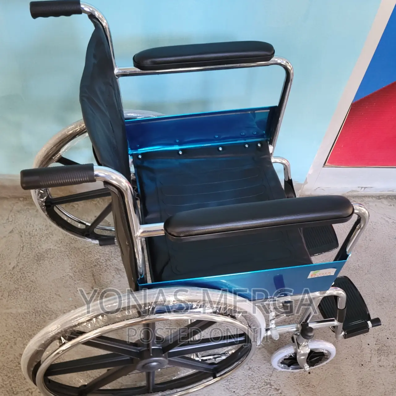 Wheelchair Chrome Standard Wheel Chair 24"Mag Wheel Ar-0100