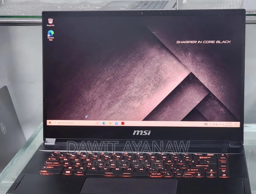 New Laptop MSI GS66 Stealth 10SGS 16GB Intel Core I7 SSD 1T