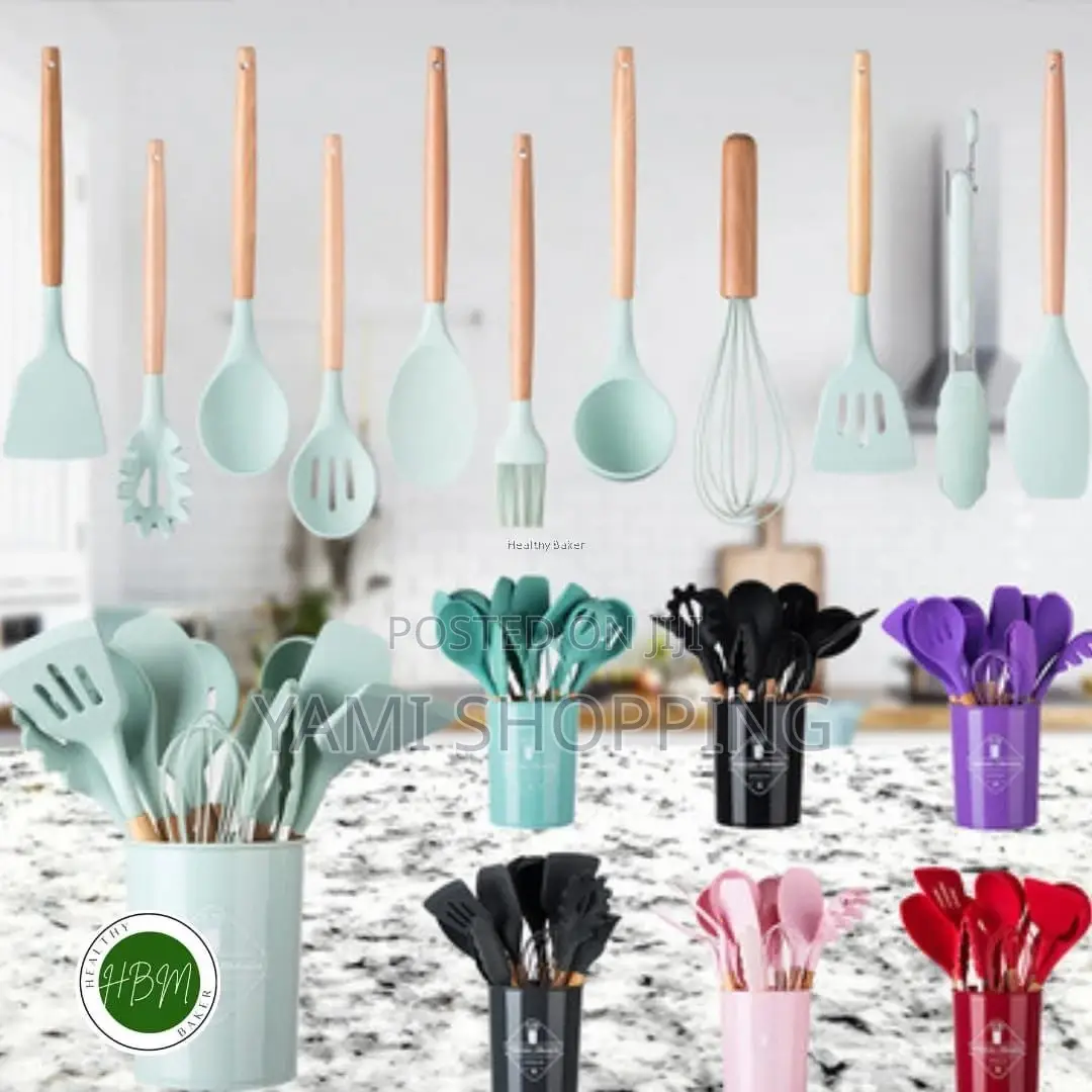 12pcs Silicone Kitchen Set