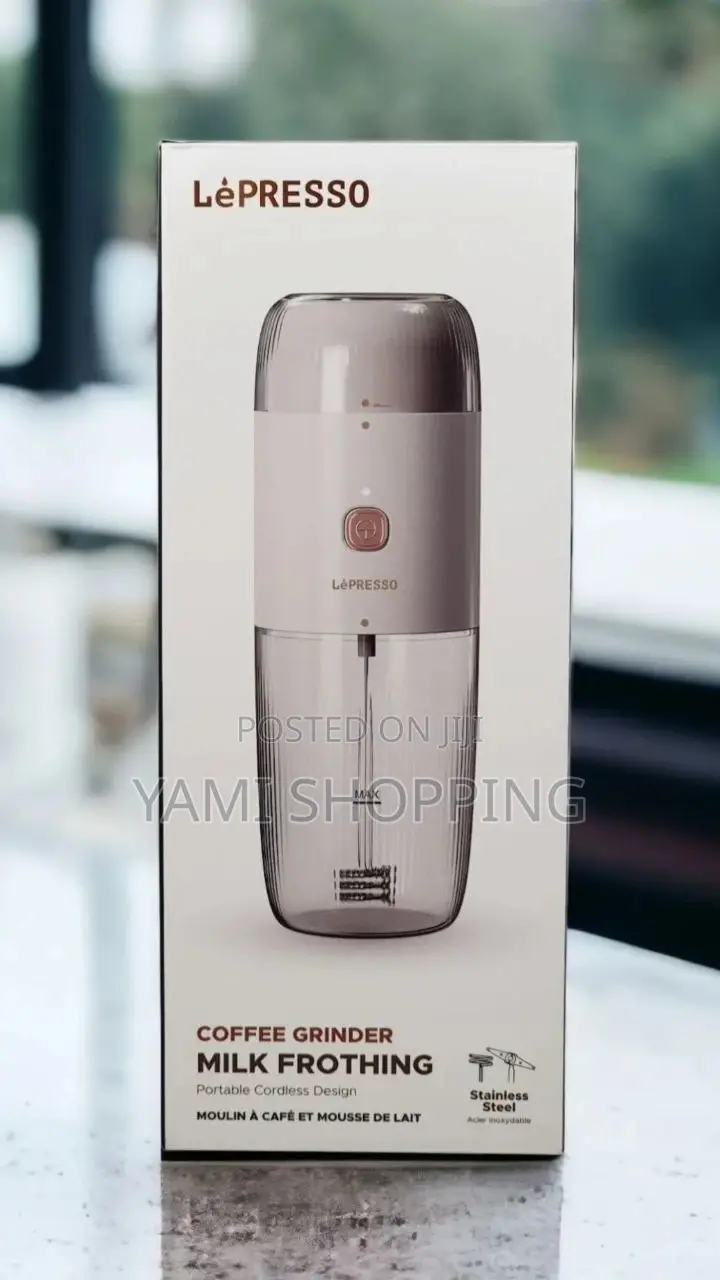 Lepresso 2in1 Coffee Grinder Milk Frothing