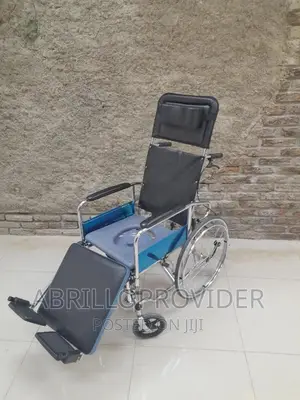 Recliniig Commode Toilet Wheelchair*Wheelchair:Wheelchair+