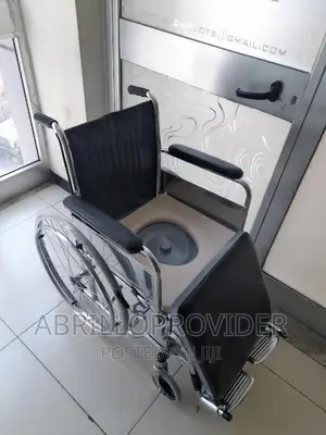 Photo - Wheelchair With Loading Capacity: 150kg, Commode+Wheelchair