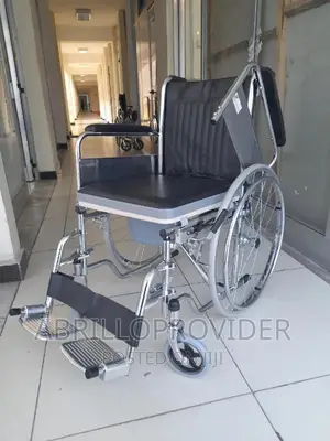 Photo - Commode Wheelchair/Toilet Wheelchair-Wheelchair~Wheelchair