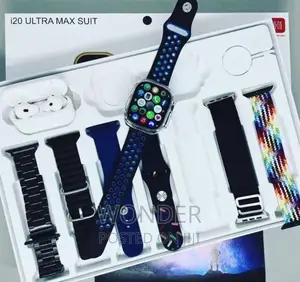 I20ultra Maxsmart Watch+7straps+Earbuds+Watchcase All In Box