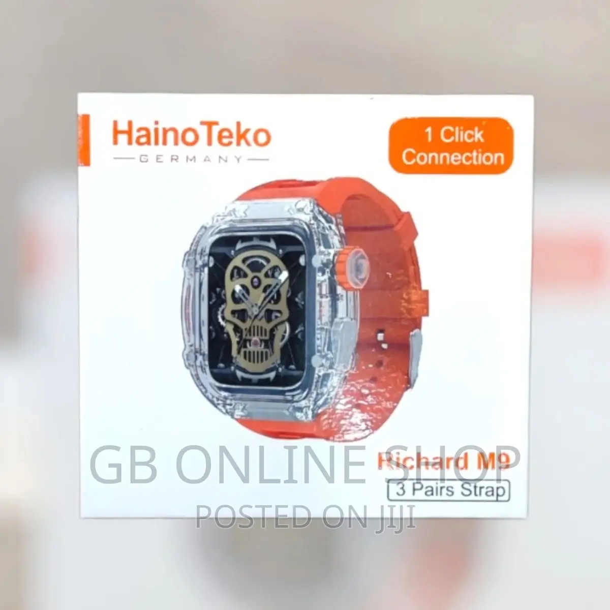 Haino Teko Germany Richard M9 Smart Watch With 3 Straps