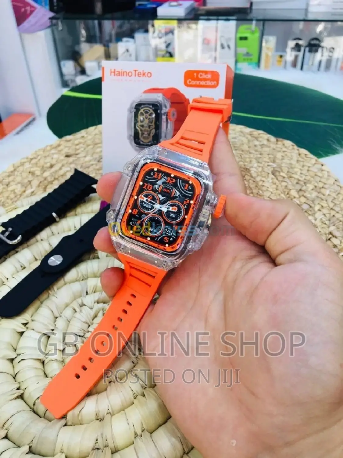 Haino Teko Germany Richard M9 Smart Watch With 3 Straps