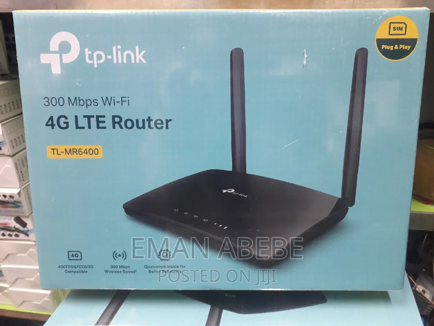 Sim Plug and Play 4G LTE Route 6400