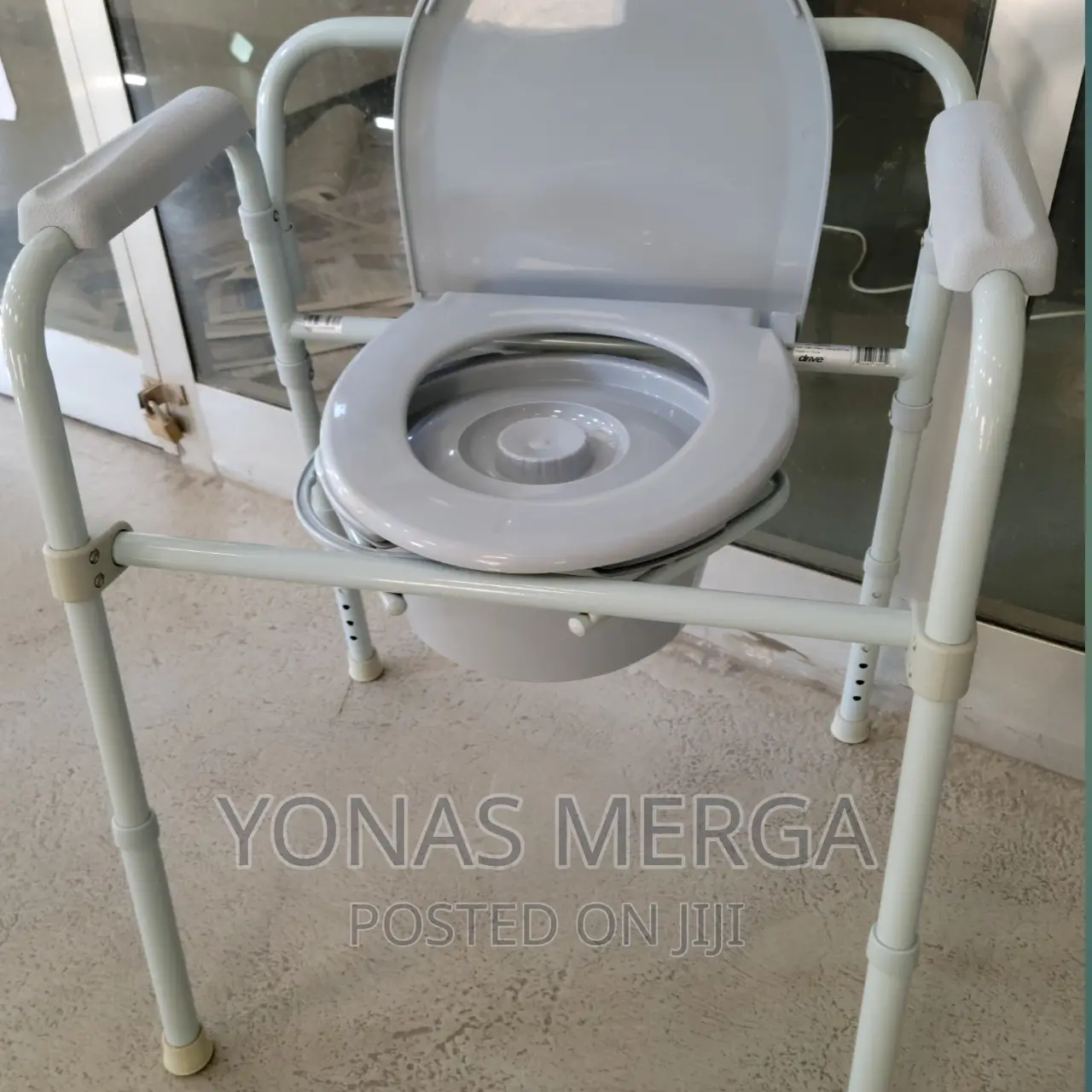"Eurocraft PVC Carbon Steel Toilet Chair–European Standard"