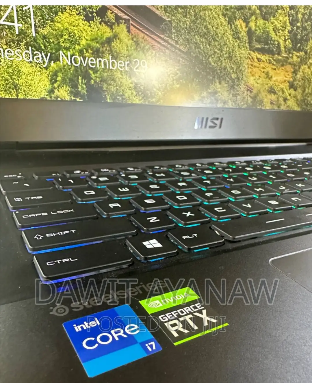 New Laptop MSI GP65 Leopard 16GB Intel Core I7 SSD 2T