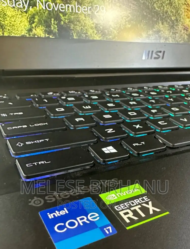 New Laptop MSI GP65 Leopard 16GB Intel Core I7 SSD 1T