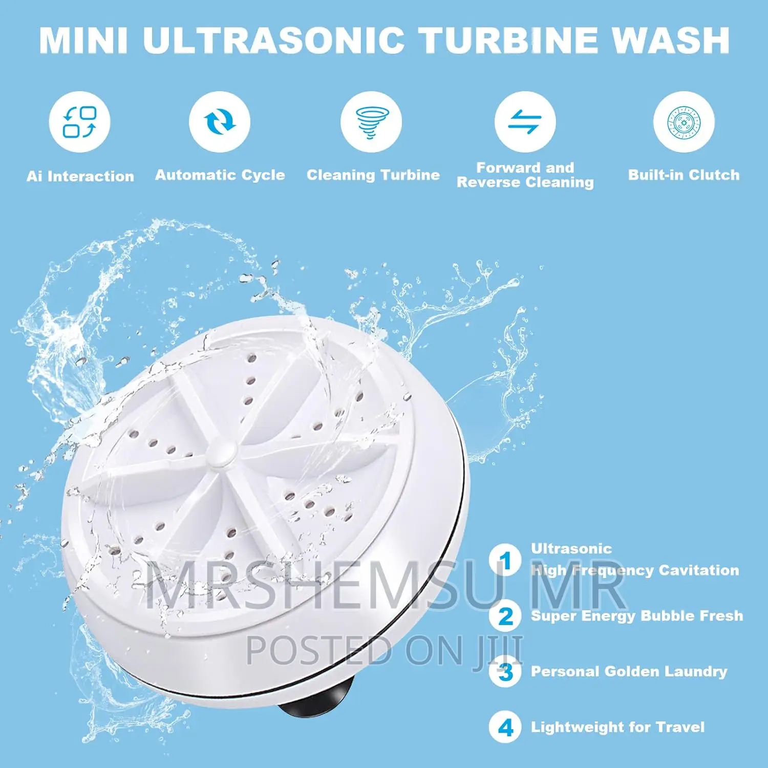 Ultrasonic Turbine Wash