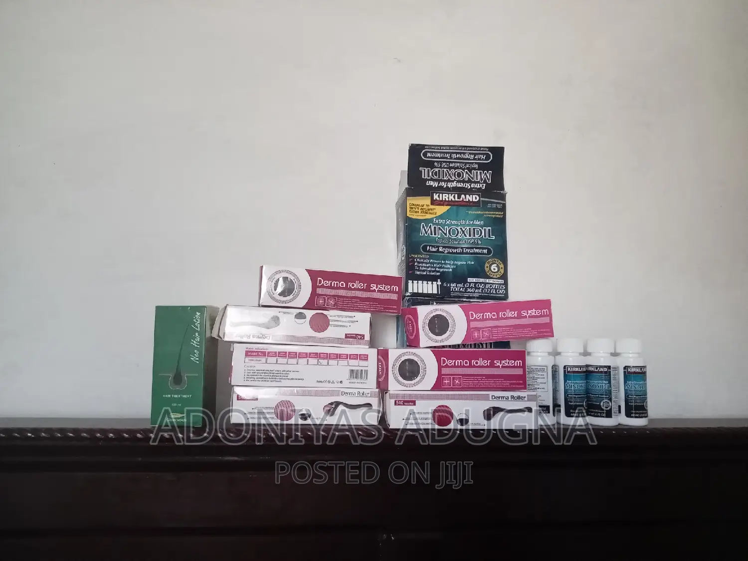 Minoxidil,And Derma Roller