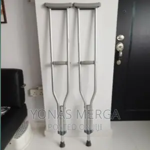 Photo - Fold-N-Go Adjustable Crutches:Lightweight Mobility Move