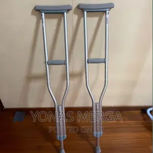 Photo - Crutches/Auxiliary Crutches Made of Durable Stainless Steel