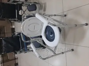 Medline 3-in-1 Steel Folding Bedside Commode, Eldery Chair