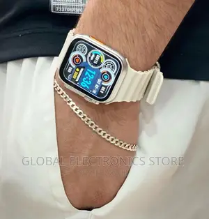 Silver Color Original Men's Series 8 Smart Watch