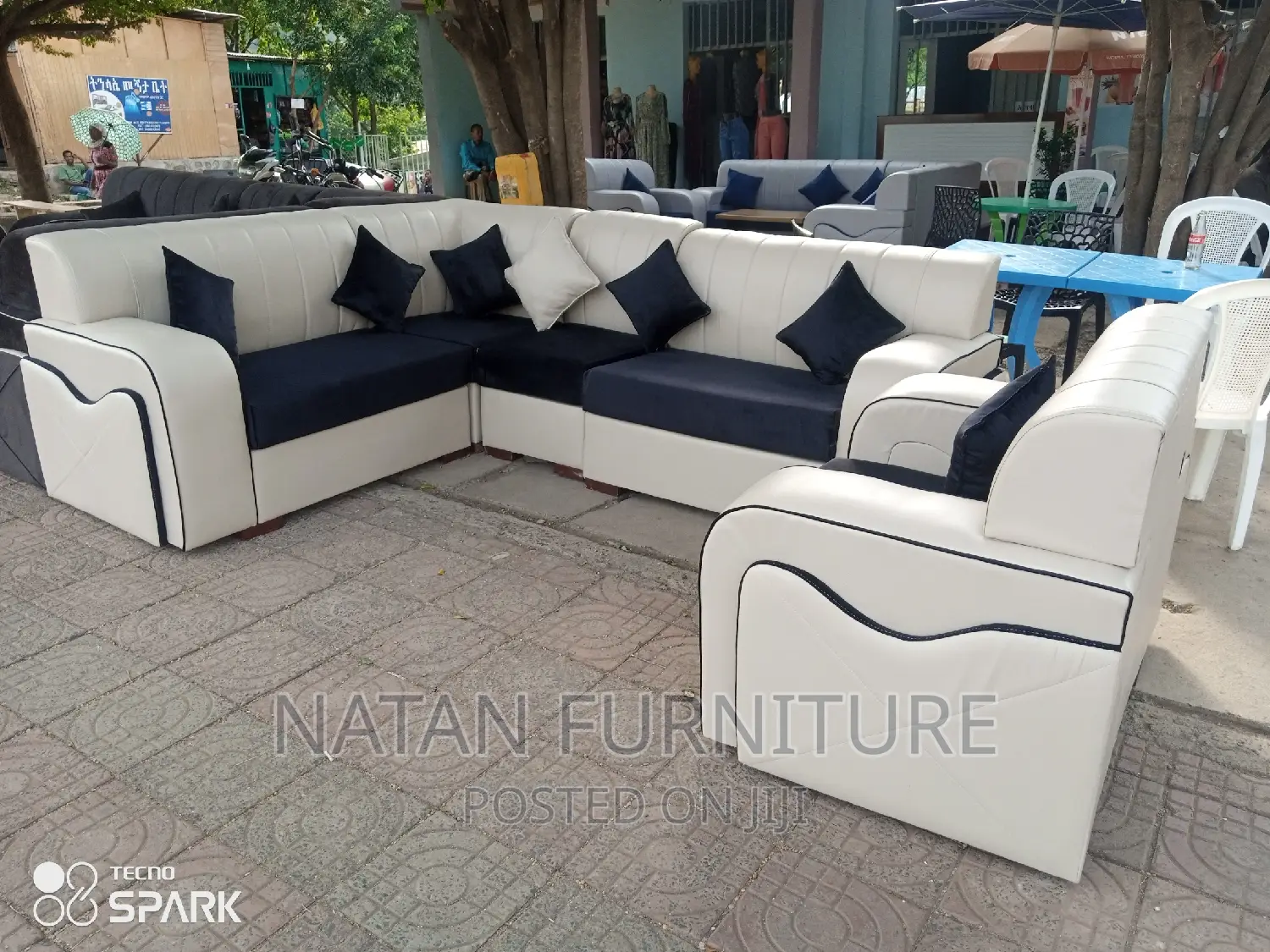 Lazer L Shape Corner Sofa Withe Quality Material